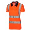 Leo Workwear Lana Class 2 Hi-Vis Orange Women's Polo Shirt Leo Workwear Lana Class 2 Hi-Vis Orange Women's Polo Shirt